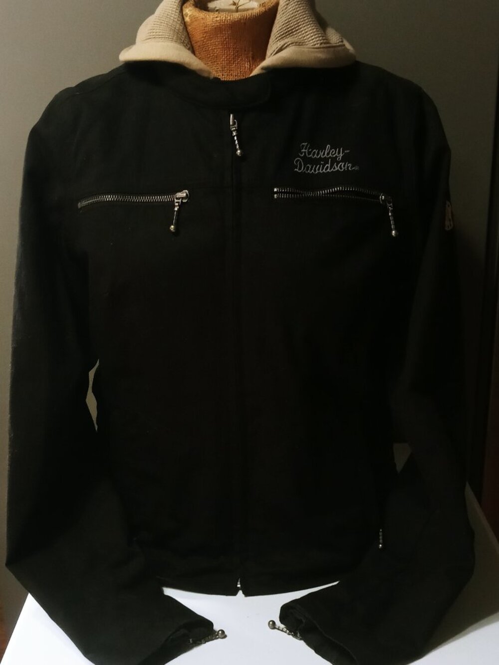 Harley-Davidson 3 in 1 Cotton HORIZON Jacket w Hoodie Vest Liner 98416-08VW